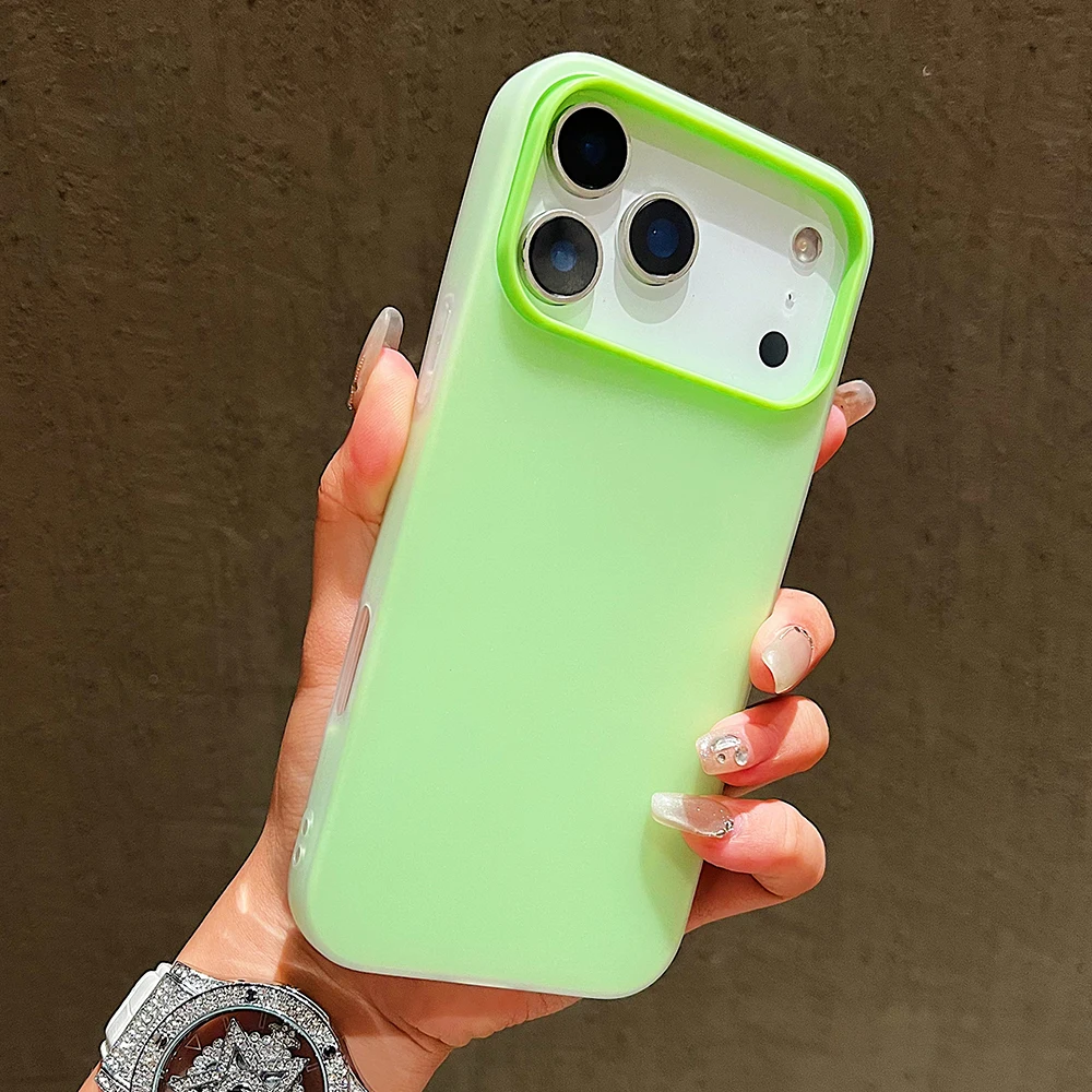 Luxury Matte Candy Color Soft Phone Case with Shockproof Silicone Bumper Cover
