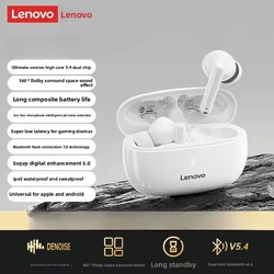 Lenovo Thinkplus XT88 Wireless Noise - Cancelling Earbuds with Dual Microphones (Arctic White)