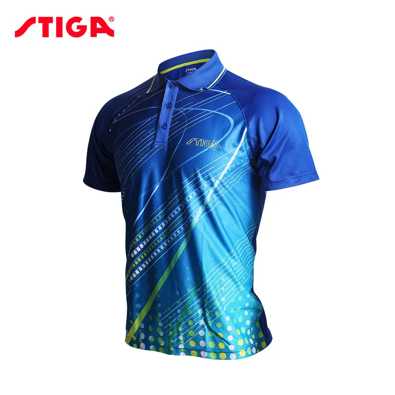 Stiga Table Tennis Clothes for Men and Women Clothing T-shirt Short Sleeved Shirt Ping Pong Jersey Sport Jerseys sport t shirt,badminton table tennis clothes set