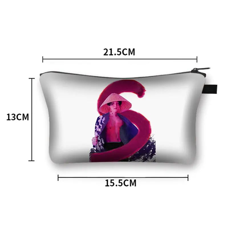 Korean Style AGUST D Cosmetic Case Kpop D2 Daechwita Women Makeup Bag Suga Toiletries Bags Min Yoongi Hip Hop Cosmetic Bags 4