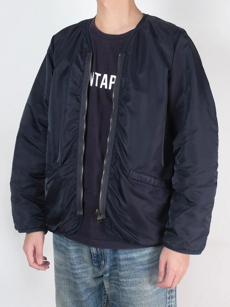 IRIS LINER Pure Color Double-Sided Mud-Dyed Jacket Coat M51M65