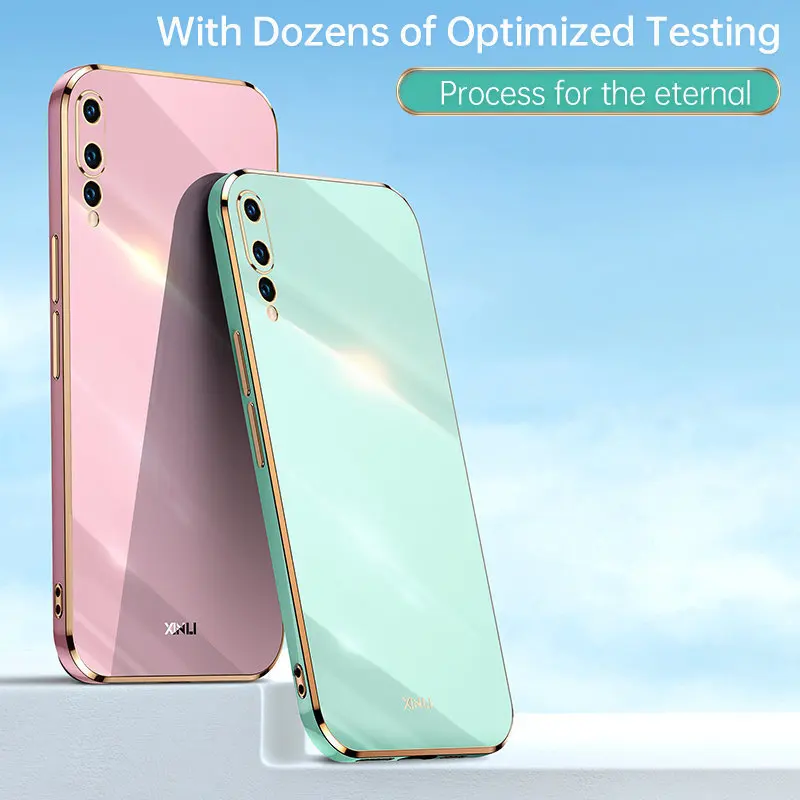 

Huawei P20 Pro CLT L29 L09 Case Shiny Plating Silicone TPU Bumper Shockproof Soft Back Cover Case for Huawei P20 EML-L29 EML-L09