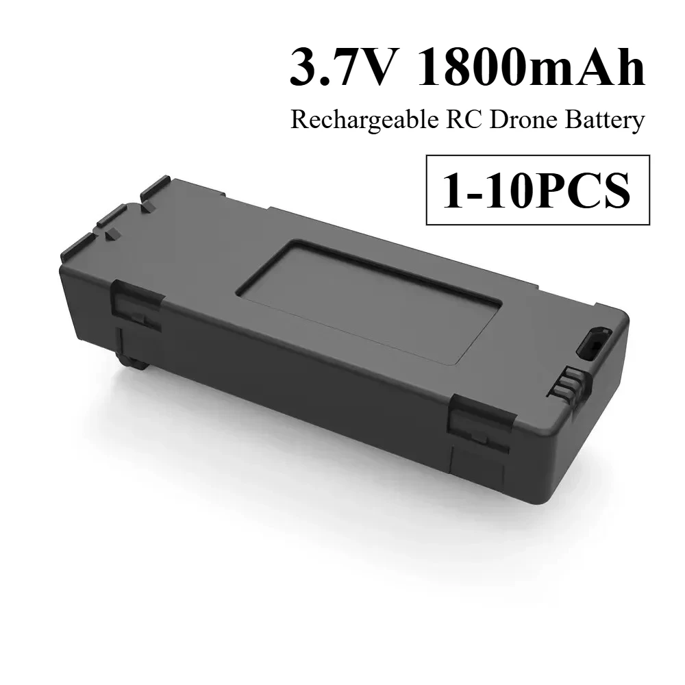 Lot de 4 Batteries Drone 3.7V 1800mAh pour E88 E99 P1 K3