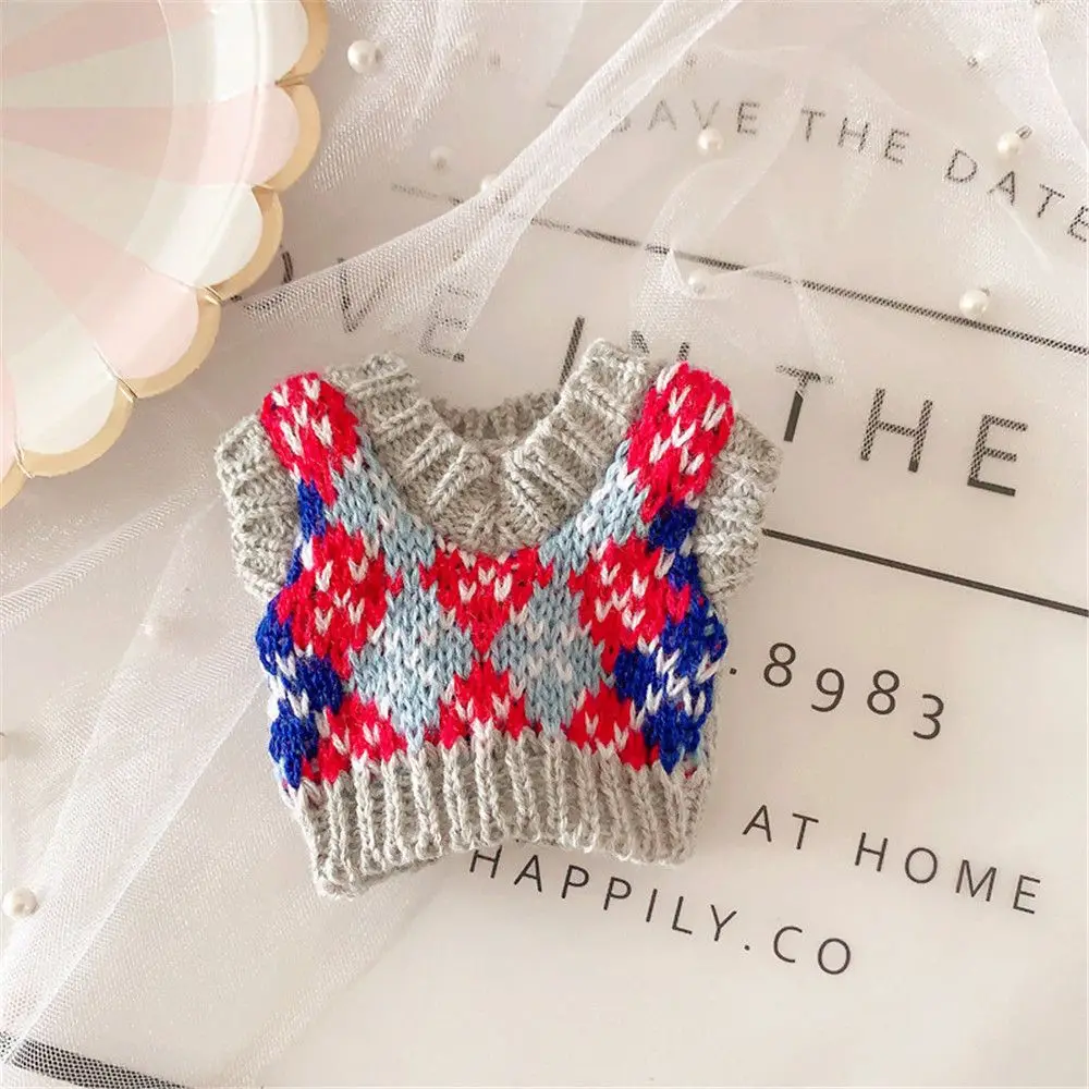 Plüsch Spielzeug Kleidung Für 20CM Idol Puppen Zubehör 1/12 Puppe Kleidung Mode Tops Pullover Nette Mantel Weste Overalls Puppen geschenke – Detail 9