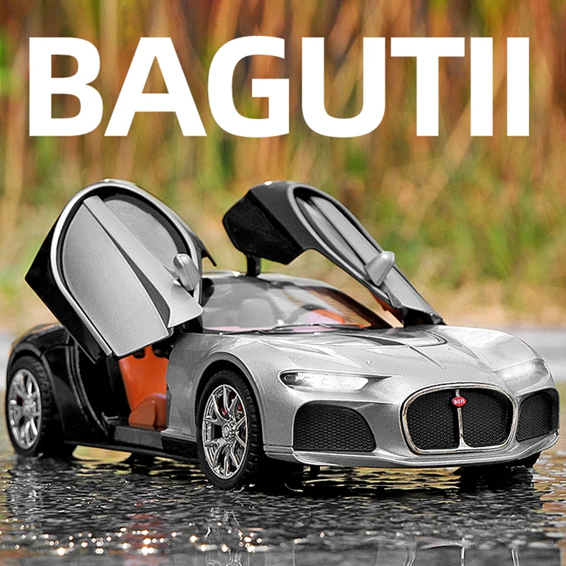 1:24 Bugatti Atlantic Supercar Lega Giocattolo Modello Di Auto Volante Suono E Luce Giocattolo Per Bambini Da Collezione Regalo Di Compleanno