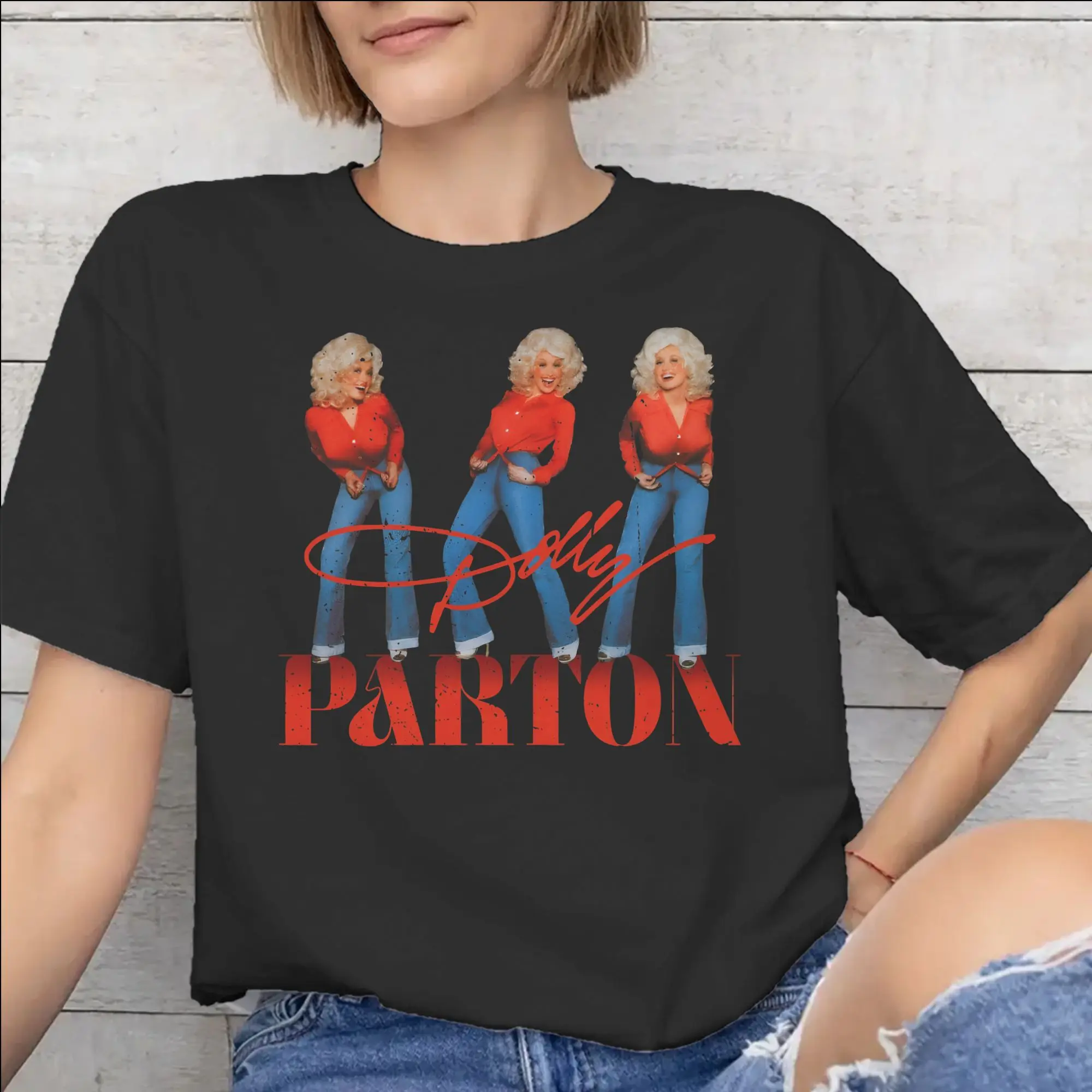 Herren Damen Mode RIP Dolly Parton T-Shirt 100% Baumwolle T-Shirts Kleidung