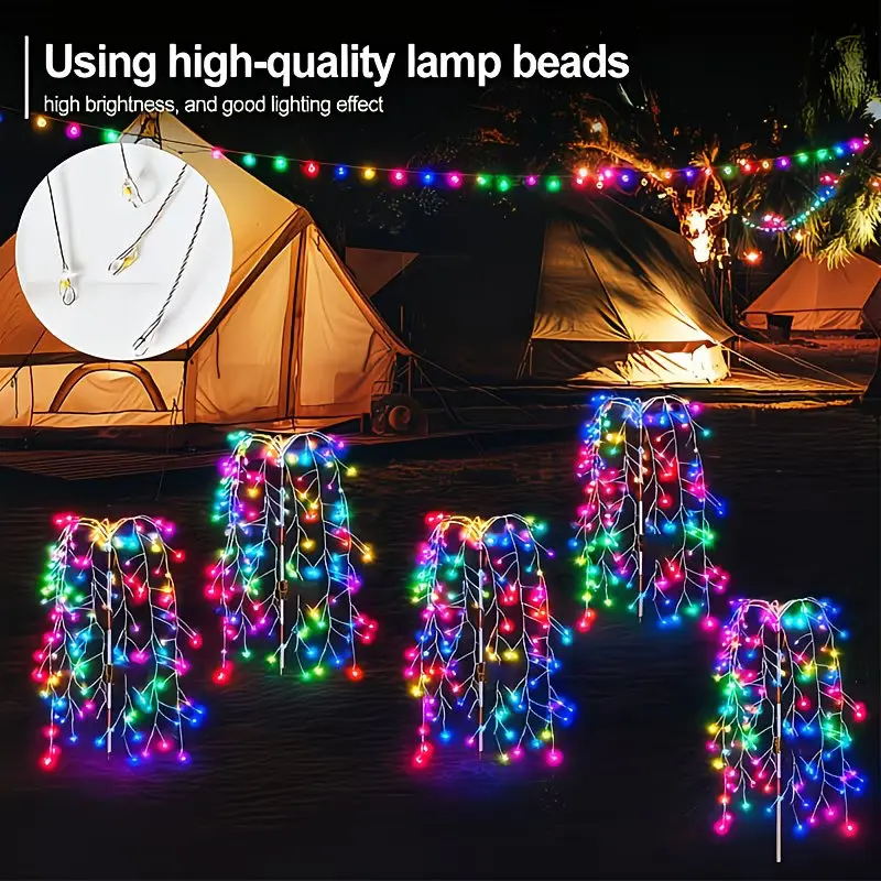 Outdoor LED Solar Fairy Lights for Garden and Patio Decor