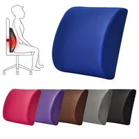Car Seat Home Office Pillows Travel Pillow Relieve Pain Soft Memory Foam Lumbar Support Breathable Healthcare Back Waist Cushion 1