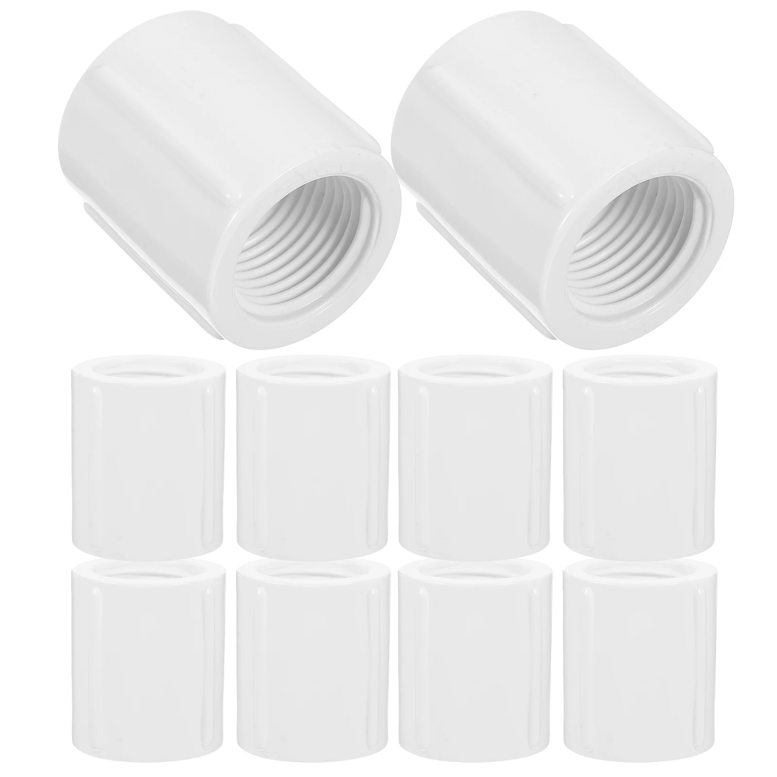 

20pcs Pipe Connector PVC Water Pipe Fitting 1/2 Inch Thread Pipe Joint Connector Adapter Multifunctional Supply Accessory