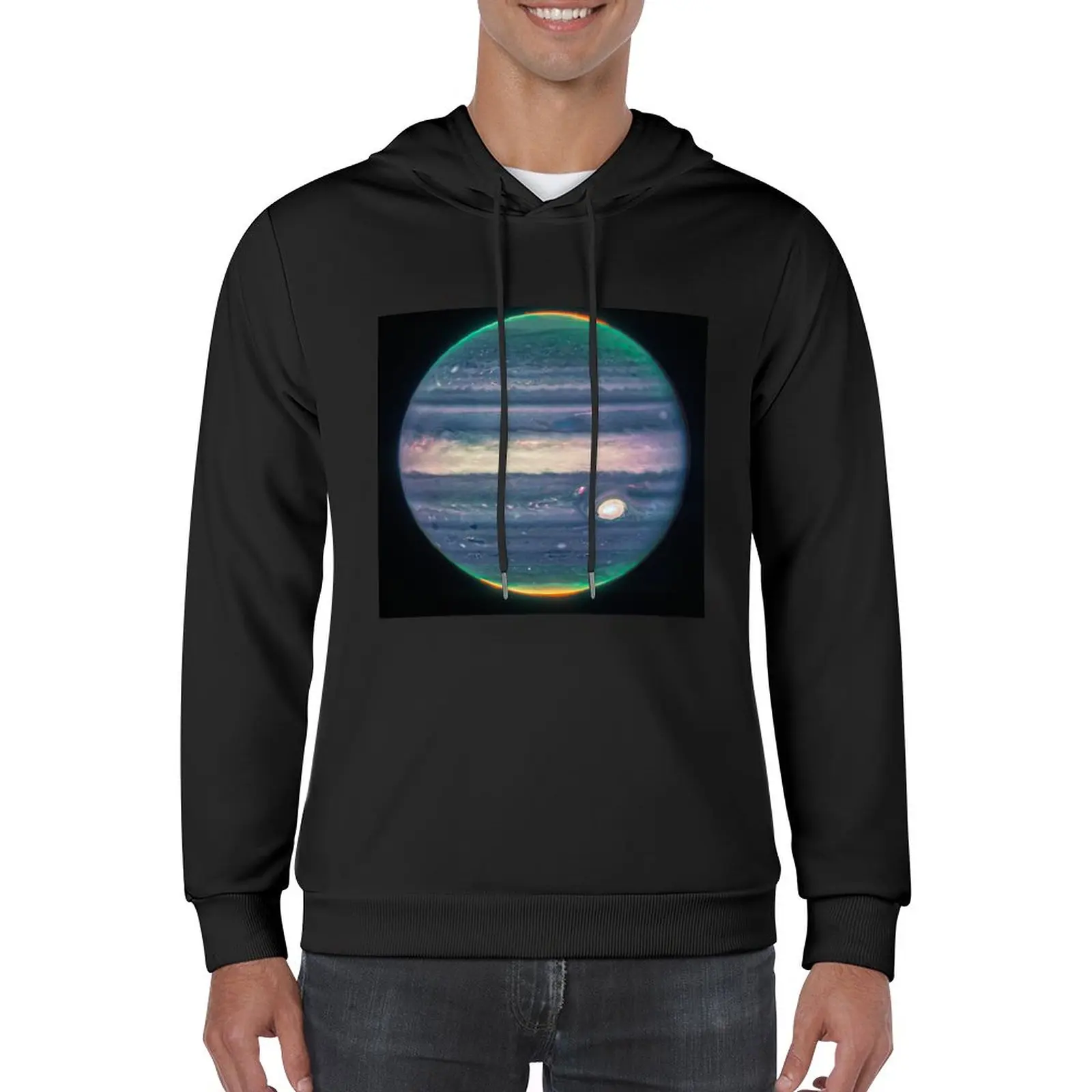 

New Jupiter in Infrared - NEW James Webb Space Telescope (JWST) Image! Pullover Hoodie korean clothes anime clothing pullover