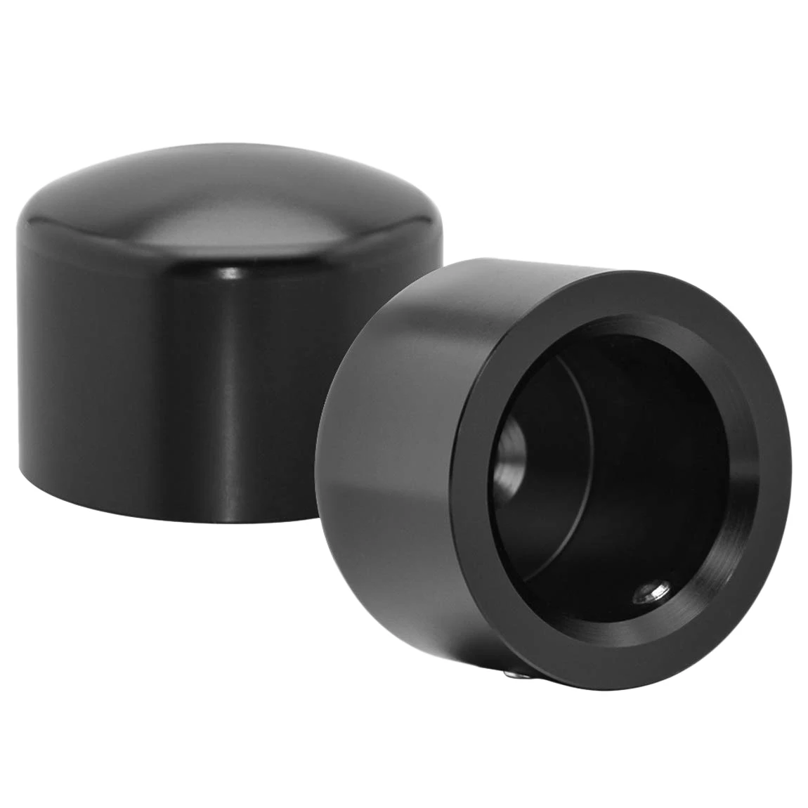 

Black Front Axle Nut Cover Cap for Softail Sportster Road King Vrod