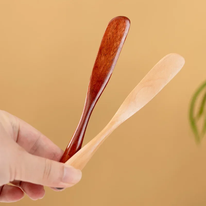1-10PCS Wooden Butter Spatula for Kitchen silicone spatula,butter knife,cake spatula set
