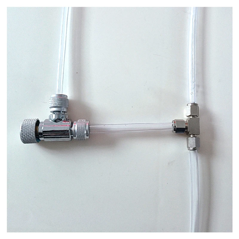 aquarium CO2 air connection valve multiple diverter CO2 system accessories air pipe stainless steel multiple diverter 4 * 6mm 6
