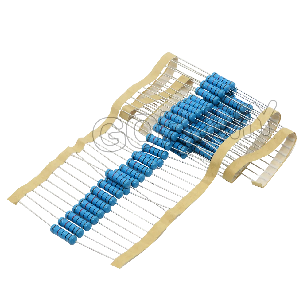 2W Metal Film Resistor 2W 1% 0R-2.2M 0 2.2 10 100 120 150 220 270 330 390 470 1K 2.2K 4.7K 10K 15K 100K 180K 470K 1M ohm 20pcs