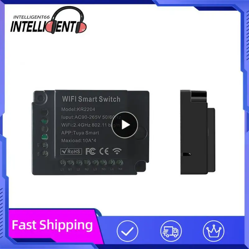 Tuya Smart Life Wifi Switch Relè Breaker Module Home Alexa Echo Voice Control Smart Lighting Timer Switch