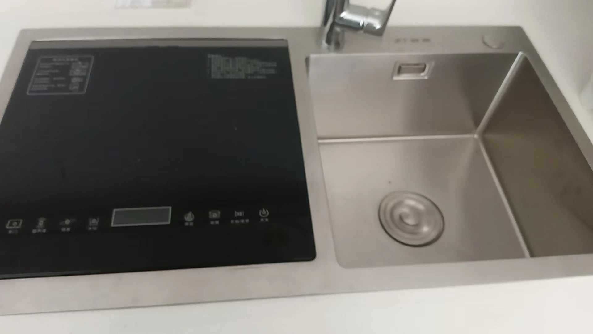 Vegetables And Fruits Cleaning Fully Automatic Household Dishwasher Drying Installation Integrated Sink Household Dishwashe 2