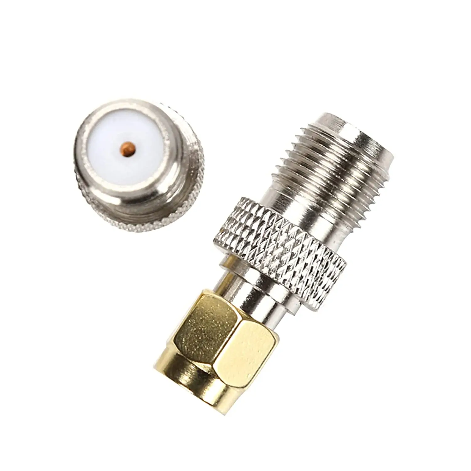 Connector F Female Jack to SMA Male Plug RF Coaxial Adapter connector adapter rf connector adapter coaxial connector rf connector cable connector coaxial cable connector