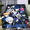 Blue Lock Japan Anime Printed Blanket Picnic Blankets Warm Blanket Soft and Comfortable Blanket Home Travel Birthday Gift 3