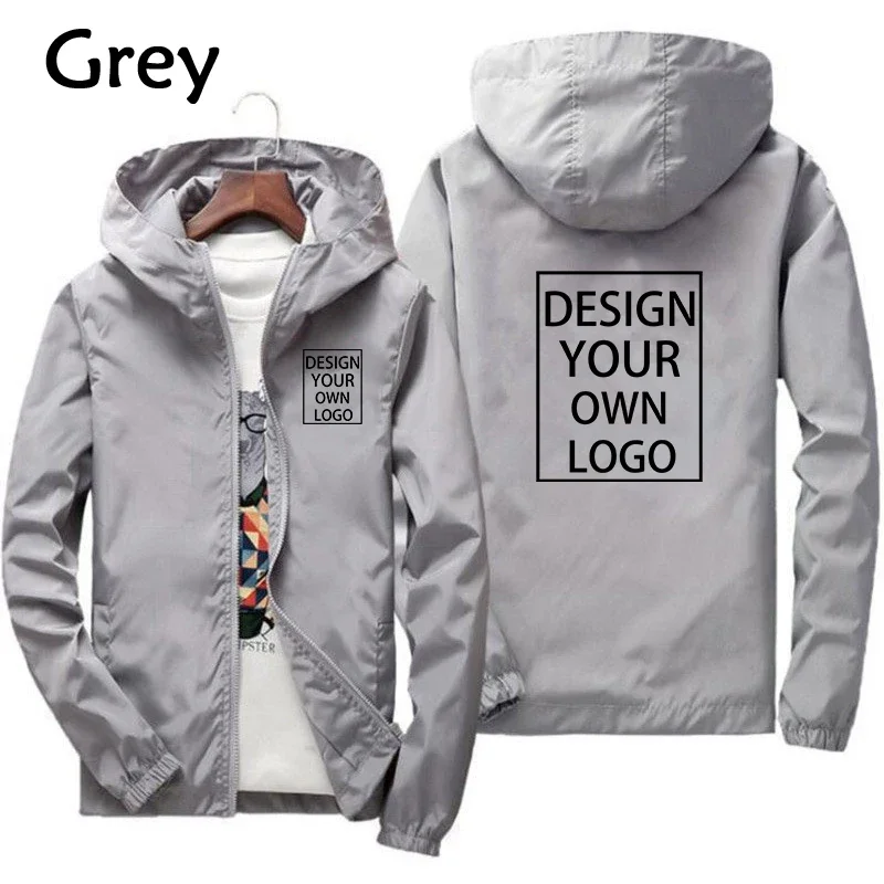 Team Unisex UV and Wind Resistant Zipper Jacket Men's and Women's Hoodies Outdoor Jackets Autumn