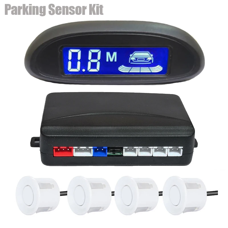 Multiple Radar Car Parktronic LED Parking Sensor Kit Radar Backlight Display Bac