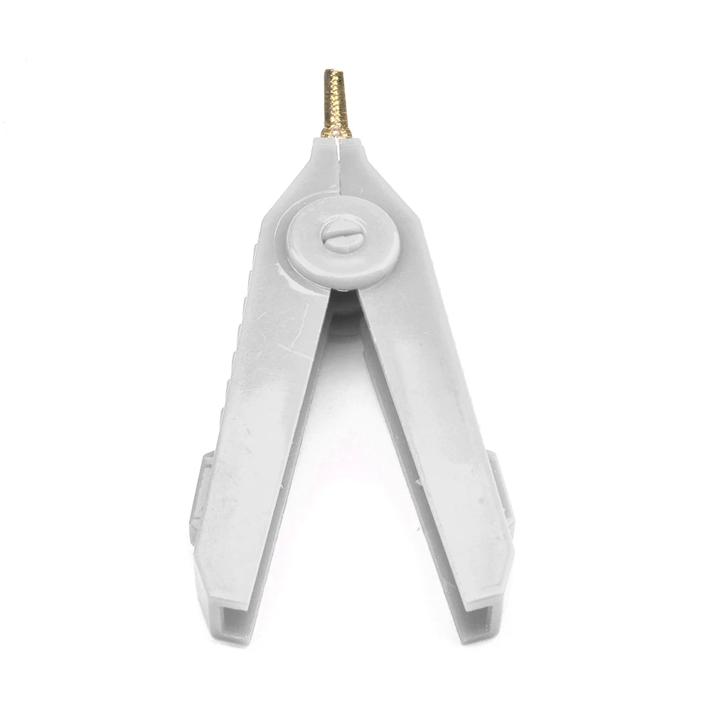 Gaqqee Alligator Clip 90mm Kelvin Copper Gold Plate Clip LCR Test Grey/Black/Red For Precision Instruments alligator clips,test clip,test hooks clips