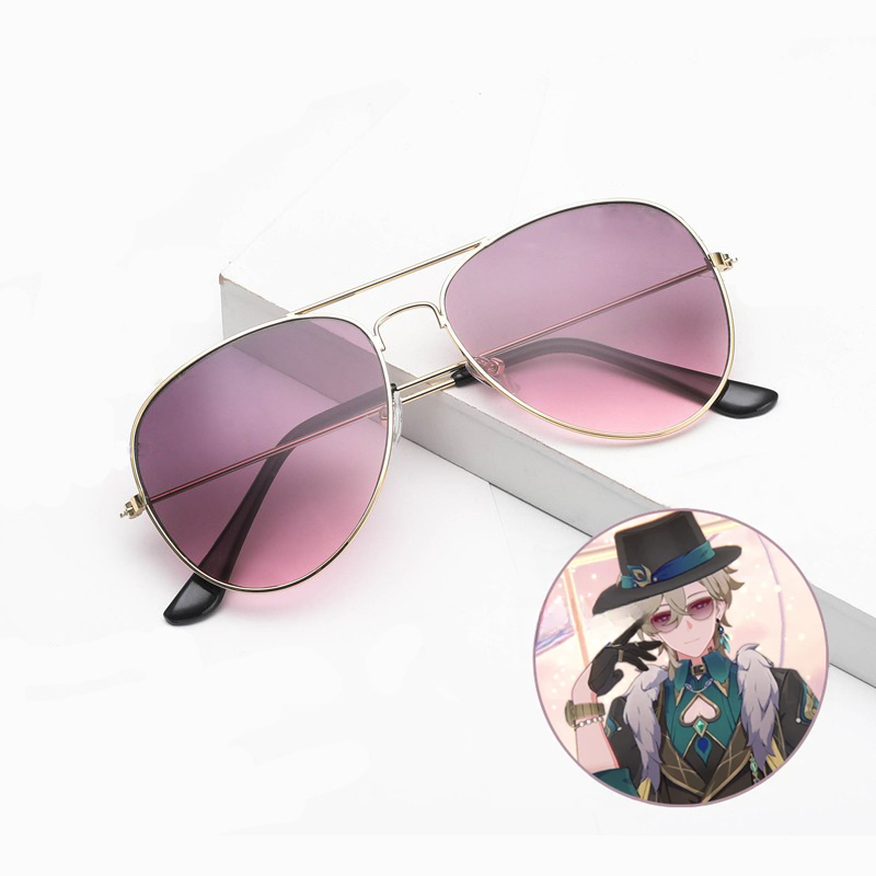 Game Anime Honkai Star Rail Aventurine Cosplay Prop Eyeglasses Role Play Halloween Carnival Christmas Party Prop Adult Glasses