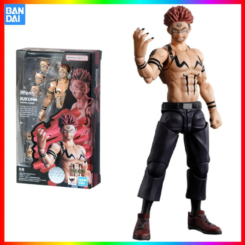 

In Stock Bandai Original S.H. Figuarts Anime Jujutsu Kaisen Ryomen Sukuna Action Figure Collectible Model Toys