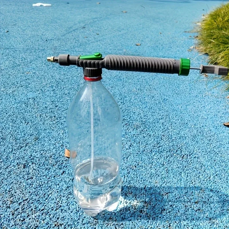High Pressure Washer Gun Electric Water Spray Gun High Pressure Sprayer 2PCS Gardening Watering Sprayer Beverage Bottle Watering Can High Pressure Manual Pressure Adjustable Spray Head Tool