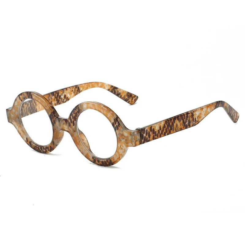Vintage High-Definition Anti Blue Light Retro Full Frame Oval Reading Glasses - Ultra Light Unisex Design