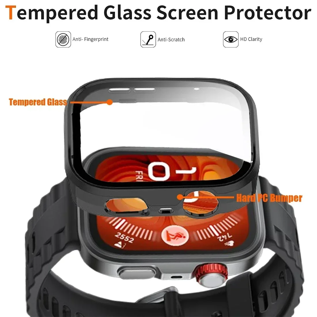 Tempered Glass All-Around Screen Protector Case