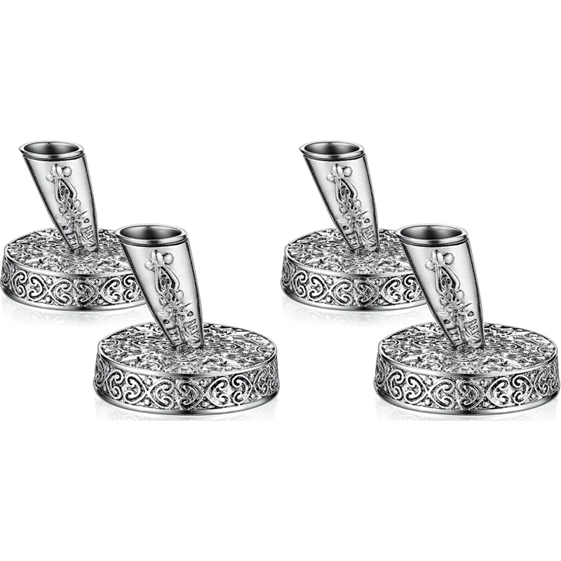 

4 шт., винтажный круглый металлический держатель для ручек