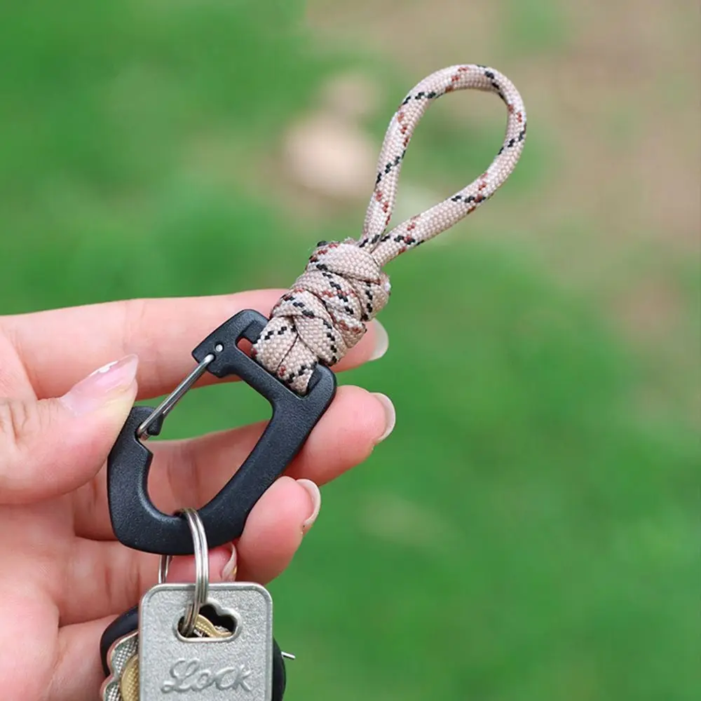Bracelet fin en paracorde camouflage désert : fermoir