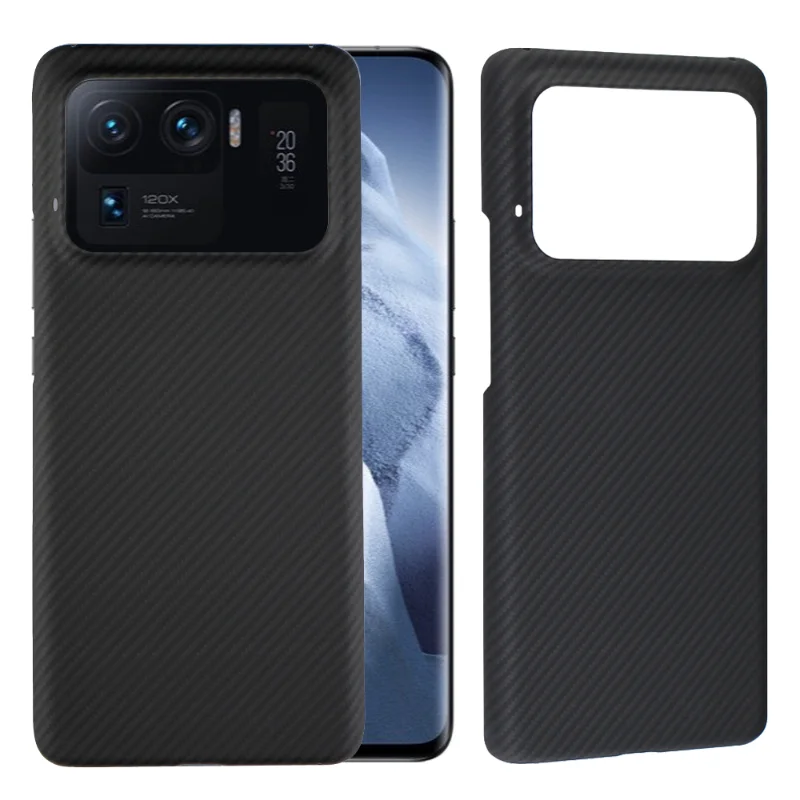 

Carbon Fiber Case For Xiaomi 11Ultra 600D Case Aramid Fiber Protection Cover for Xiaomi Ultra Ultra-thin Phone Case Accessories