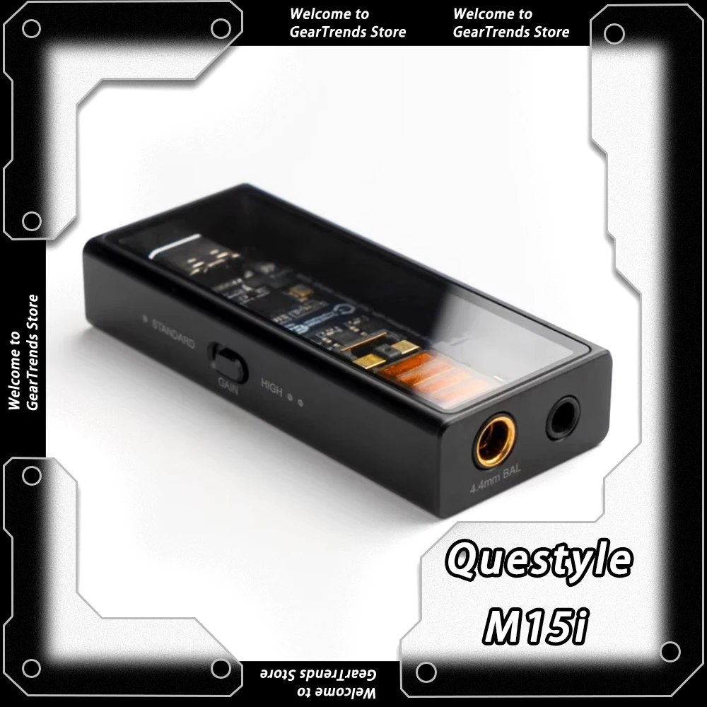 Questyle M15i Headphone Power Amplifier ES9281AC Chip USB DAC / AMP TOREX Precision Power Hi-Res 32-bit/768kHz PCM Customize