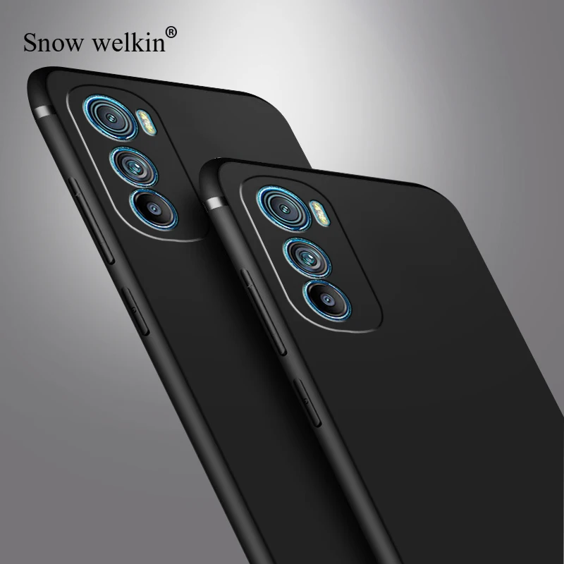 Matte Soft Silicone Back Phone Case - Sleek Protective Cover