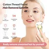 Electric Body Hair Remover Women Cotton Thread Epilator Leg Arm Shaver Razor Lady Beauty Neck Hair Epilator with LCD Display 5