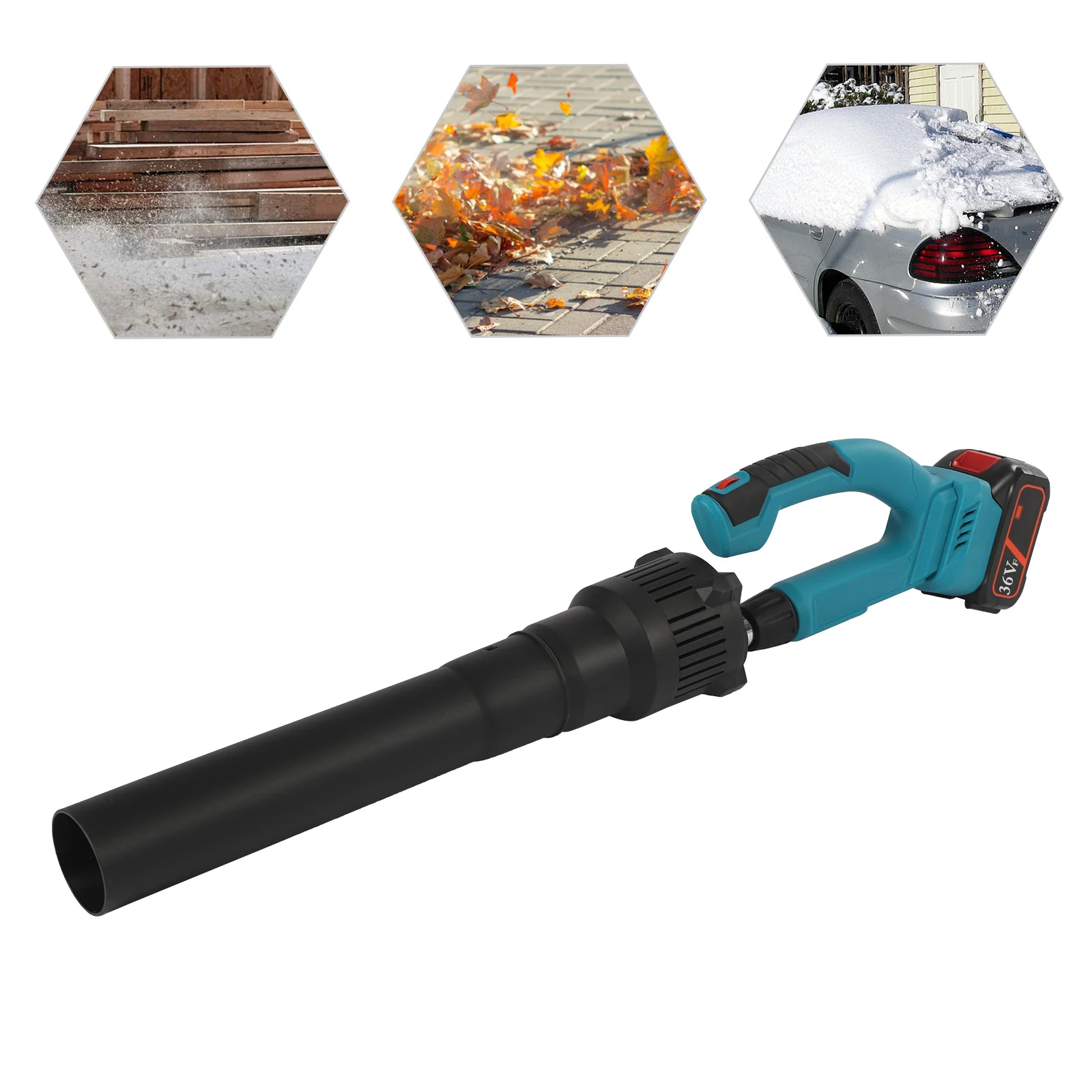 21V Battery Leaf Blower with Battery and Charger, Blower for Lawn Care, Snow Blowing and Yard Cleaning