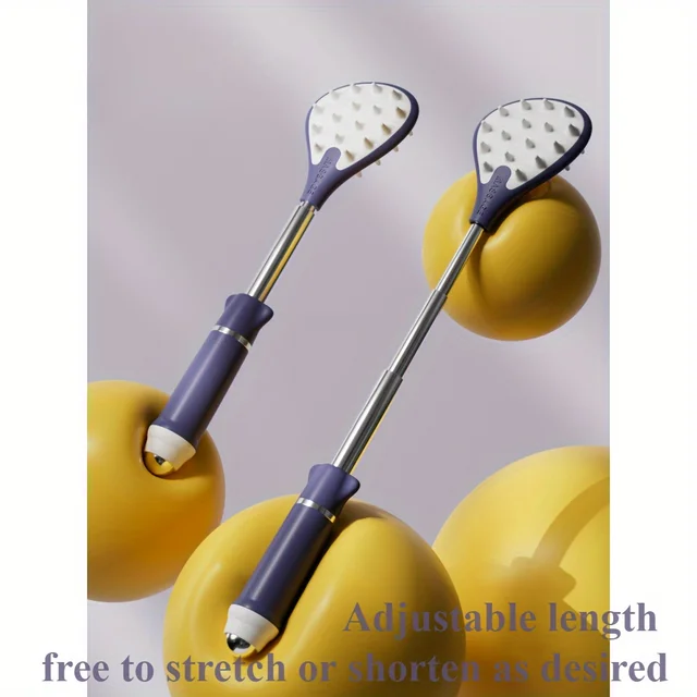 Tickle Scratch Itchy Scratch Portable Scratcher Telescopic Scalable Scratch Back Scratch Tool Portable Point Massage Stick 6