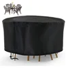 1pc Round Patio Furniture Covers, Waterproof Outdoor Furniture Set Covers For Patio Table Garden Round Table Dining Cover 1