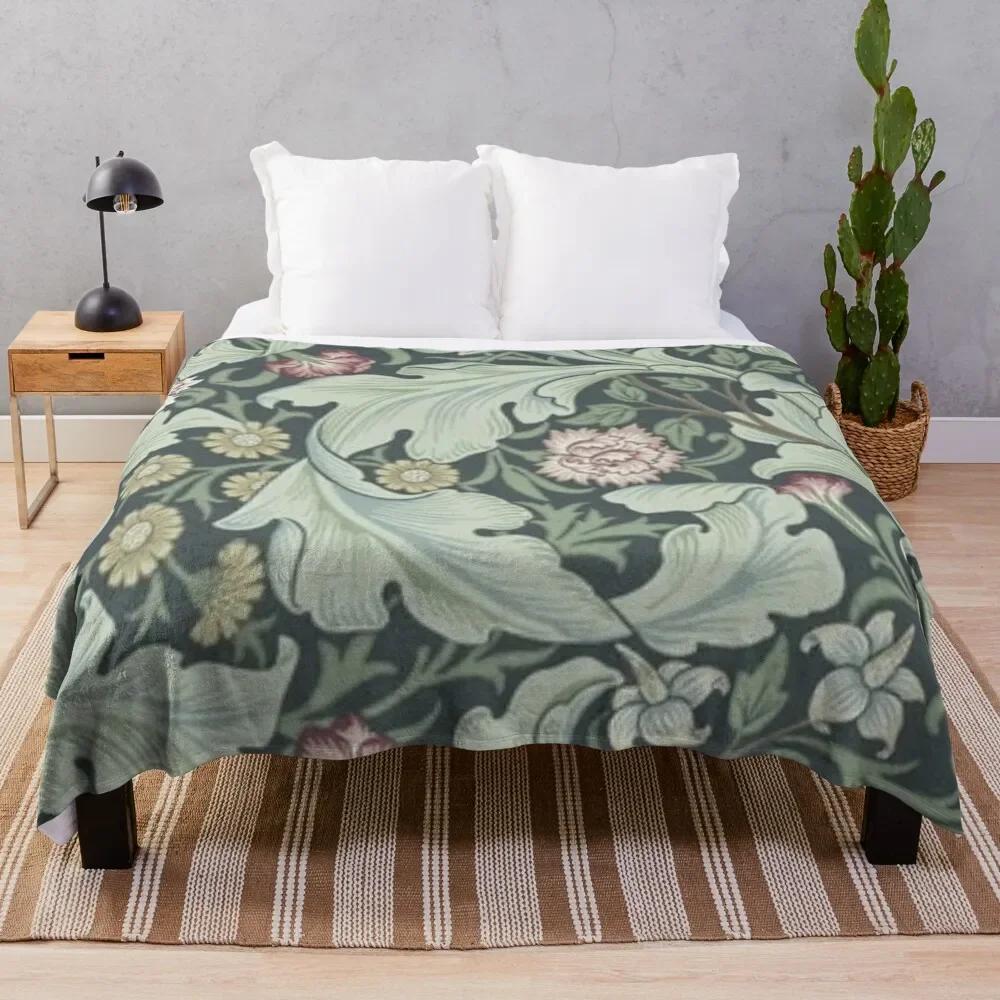 

william Morris floral design Throw Blanket Summer Beddings Soft Plush Plaid sofa bed For Sofa Thin Blankets