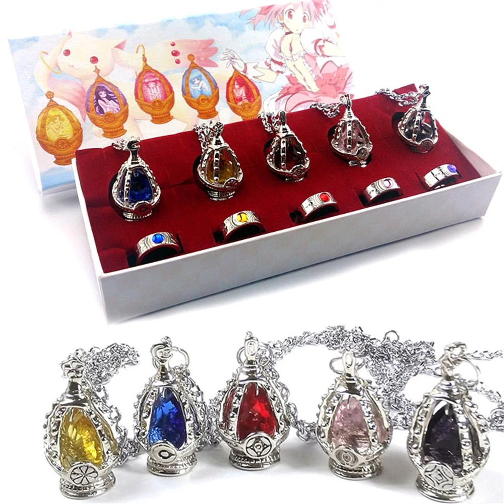 Anime Soul Gem Grief Seed Necklaces Kaname Madoka Incubator