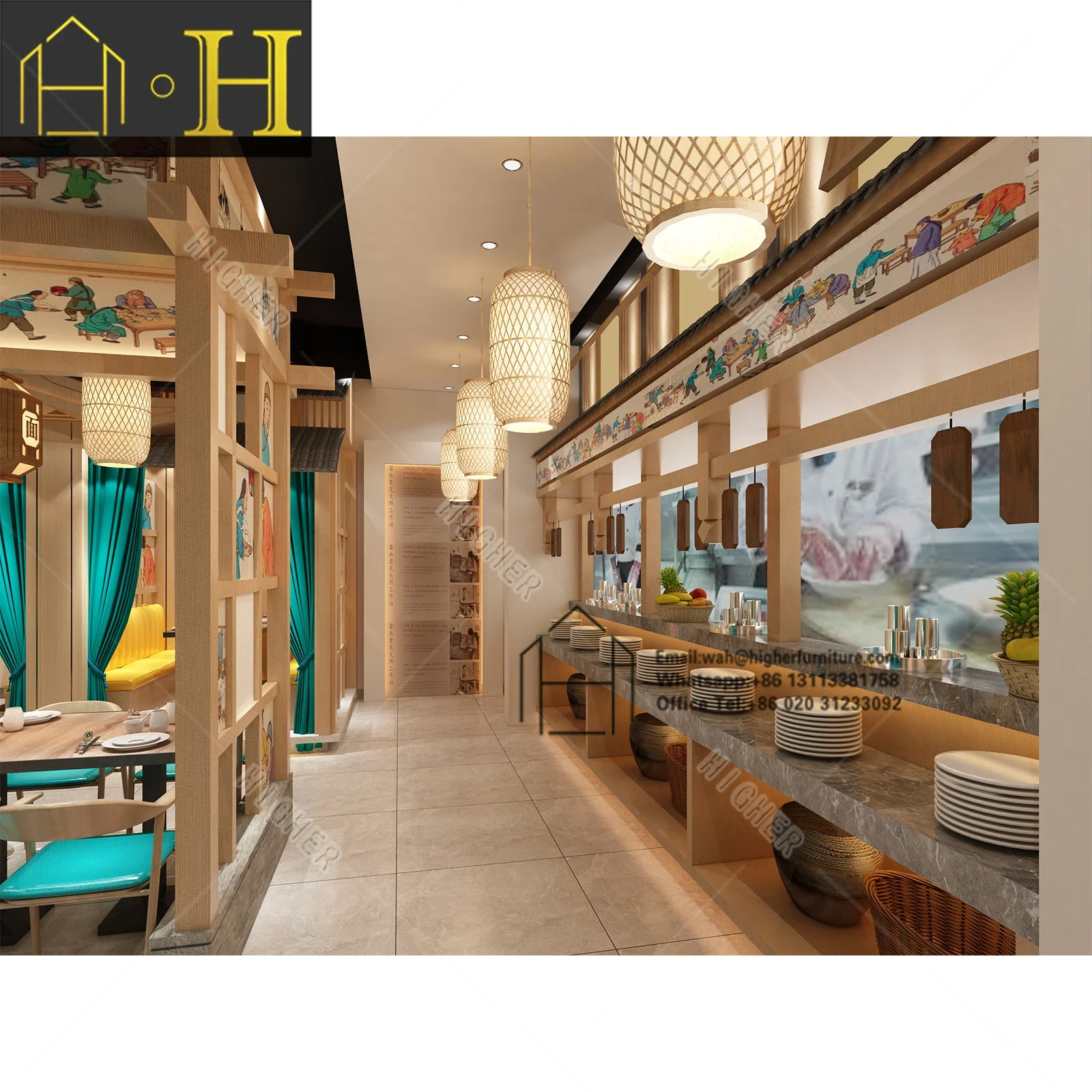 high quality restaurant table wooden dinning table and chair set for restaurant and bar