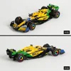 Bburago 1:43 Mclaren 2024 MCL38 F1 Formula Car Die Cast Vehicles Collectible Model Racing Toys 5