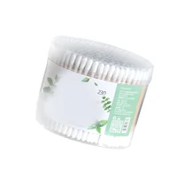 230 Pcs Cotton Swab Sticks for Ears Cast Buds Makeup Organic Oval Canning Swabs Cleanning Fioc Pointed 1