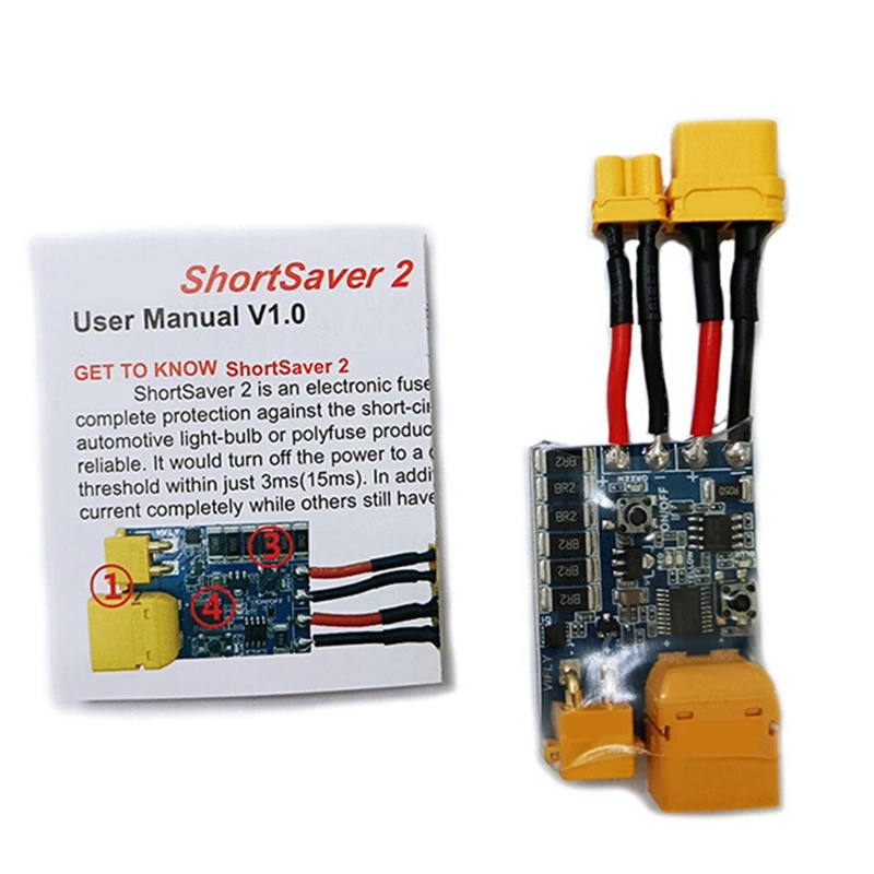 ABHS-Shortsaver 2 Smart Smoke Stopper Electronic Fuse To Prevent Short-Circuit & Over-Current For FPV Racing RC Drone