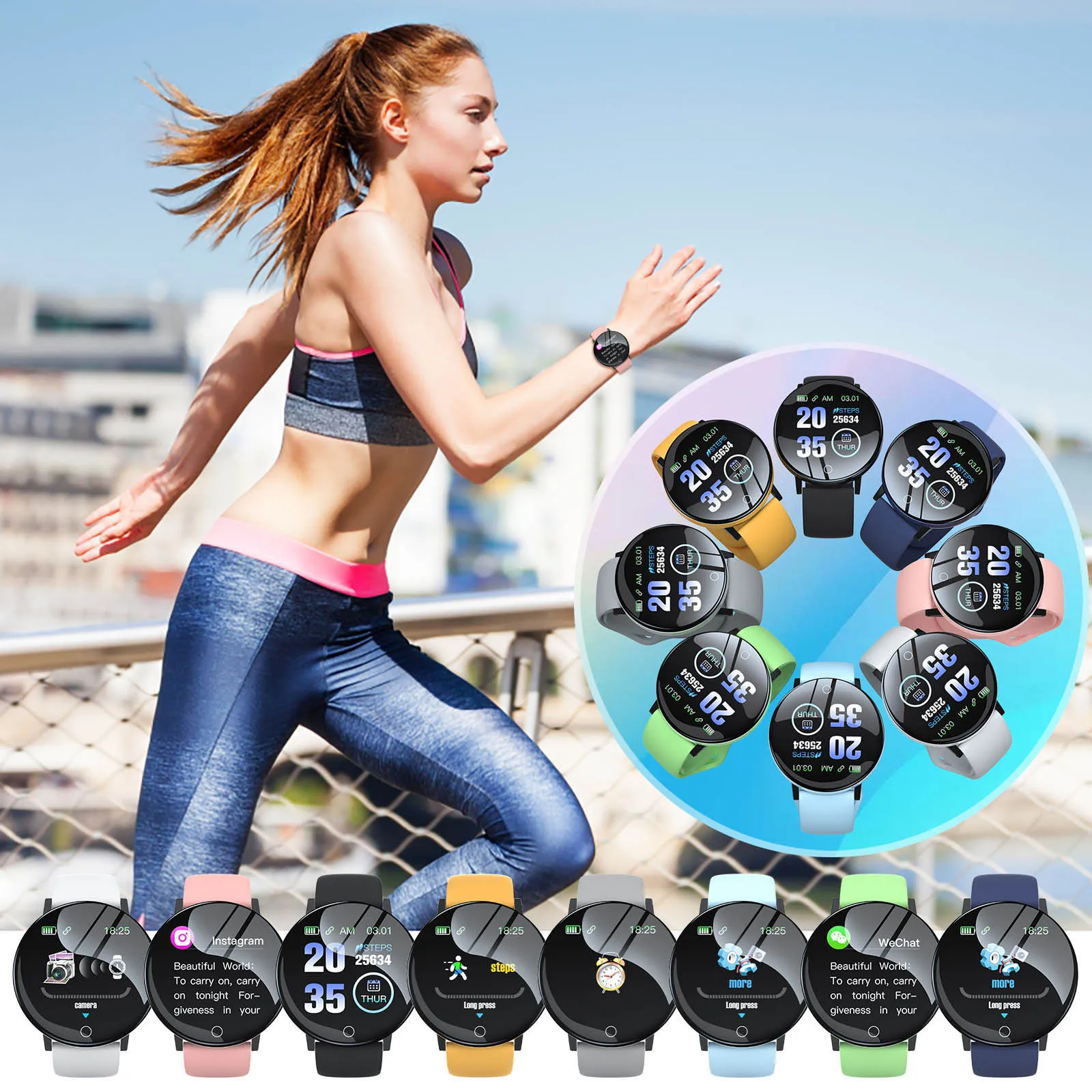 119s 1.44in ī ÷ Ʈ ġ  Ʈ ġ    Smartwatch ƮϽ ƮĿ  