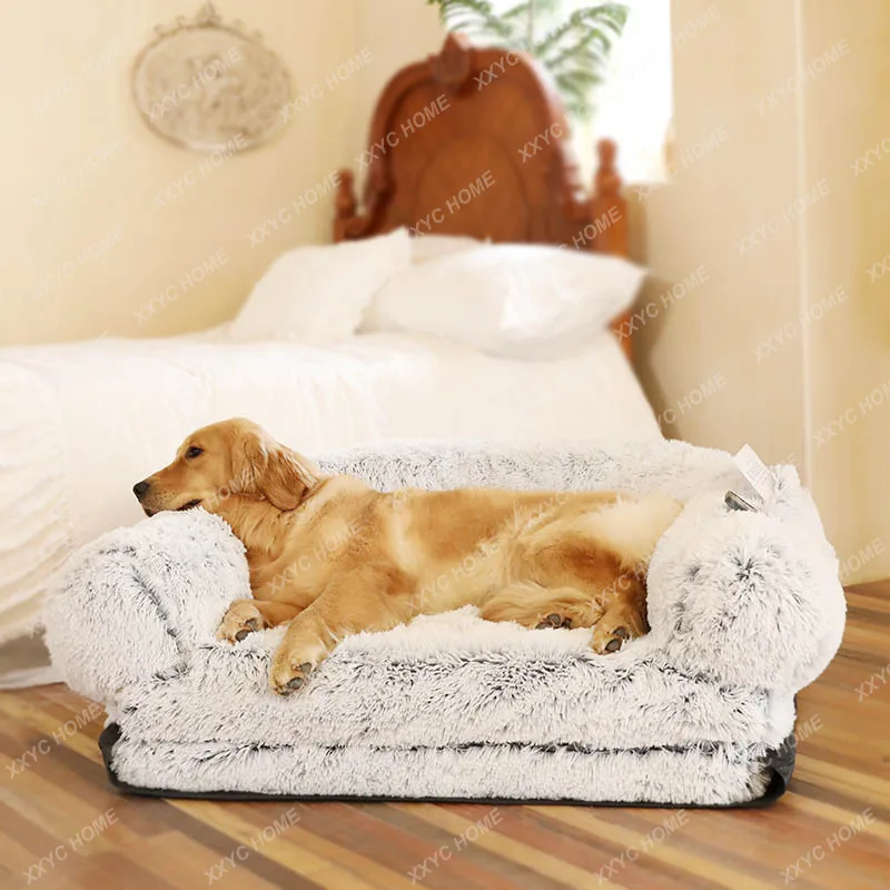 

Orthopedic Foam Human Size Dog Bed Extra Large Pet Bed for Human Round Long Plush Popular Giant 185cm Solid Beds & Sofas