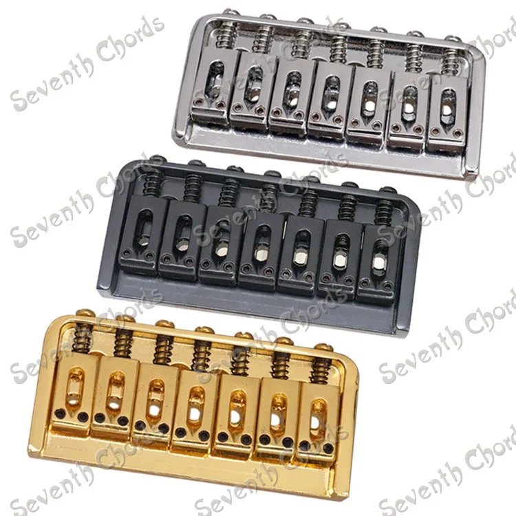 

A Set Ashtray 7 string Saddle Bridge for Electric Guitar Replacement Parts with Screws