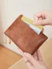 Minimalist Women's Wallet Short Three Layer Large Capacity Double Zipper Card Holder ID Card Credit Bank Card Holder Money Bag 4