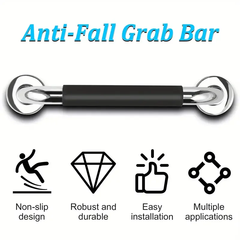 Description Picture 4 of item304 Stainless Steel Grab Bar Bathtub Shower Barrier-free Safety Railings Elderly And Disabled Anti-slip Handles Bathroom Tools